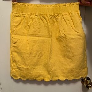 J crew scalloped bottom skirt